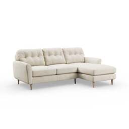 Sven Chunky Tonal Weave Large Corner Chaise Sofa - thumbnail 6