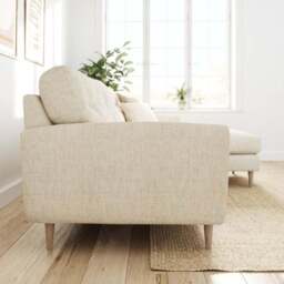 Sven Chunky Tonal Weave Large Corner Chaise Sofa - thumbnail 2
