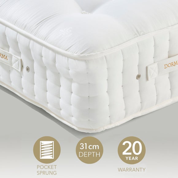 Dorma Natural 10000 Pocket Sprung Horsehair Split Tension Mattress - image 1