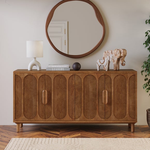 Khari 4 Door Large Sideboard, Mango Wood - image 1