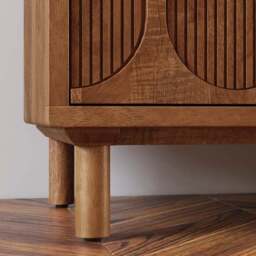 Khari 4 Door Large Sideboard, Mango Wood - thumbnail 4
