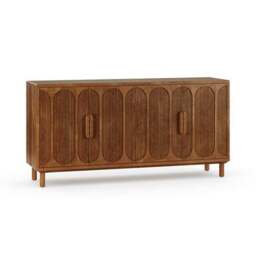 Khari 4 Door Large Sideboard, Mango Wood - thumbnail 5