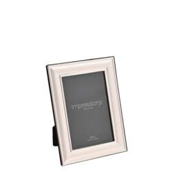 Impressions Silver Plated Border Edge Photo Frame