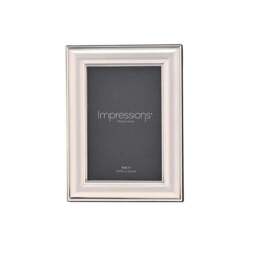 Impressions Silver Plated Border Edge Photo Frame - thumbnail 2