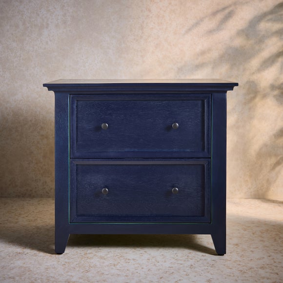 Origin of Colour 2 Drawer Wide Bedside Table - image 1