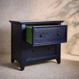 Origin of Colour 2 Drawer Wide Bedside Table - thumbnail 2