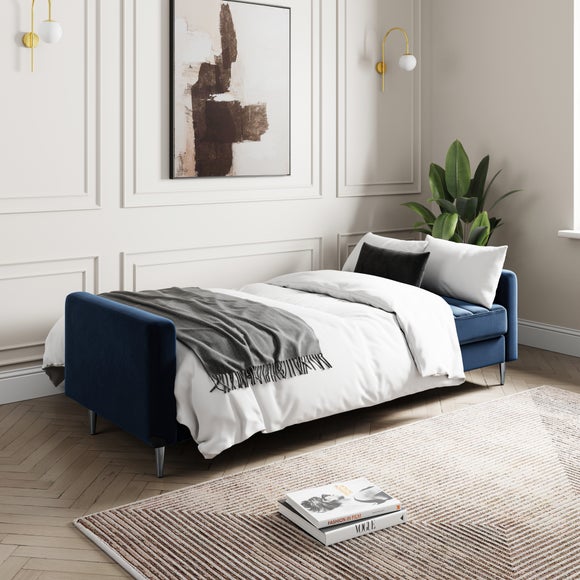 Kendall Quilted Velvet Clic Clac Storage Sofa Bed - image 1
