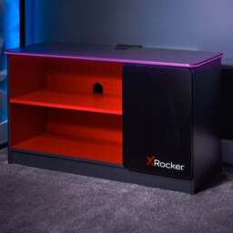 "X Rocker Carbon Tek TV Media Cabinet with Neo Fibre LED for TVs up to 42""" - thumbnail 2