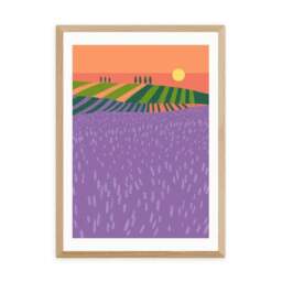 East End Prints Lavender Fields Print - thumbnail 2