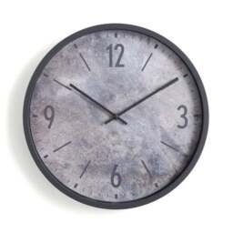 Concrete Effect Industrial Wall Clock - thumbnail 3