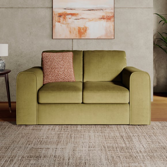 Abel Matte Velvet 2 Seater Sofa - image 1