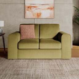 Abel Matte Velvet 2 Seater Sofa - thumbnail 1