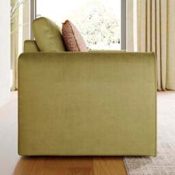 Abel Matte Velvet 2 Seater Sofa - thumbnail 3