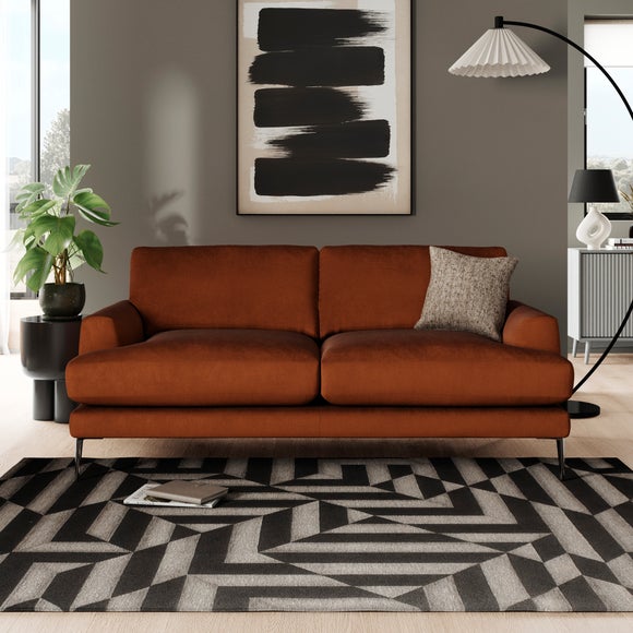 Lawson Matte Plush Velvet 3 Seater Sofa - image 1
