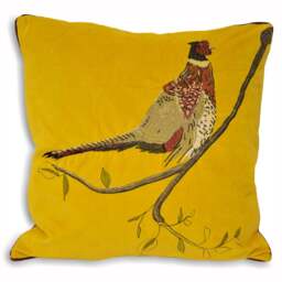 Hunter Velvet Cushion - thumbnail 1