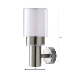 Adoni Steel Outdoor Wall Light - thumbnail 5