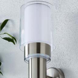 Adoni Steel Outdoor Wall Light - thumbnail 4