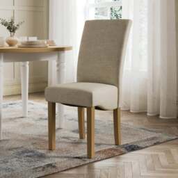 Aiden Set of 2 Dining Chairs, Boucle - thumbnail 1