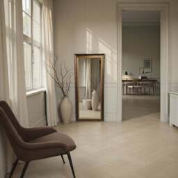 Yearn Classic Bevelled Full Length Wall Mirror - thumbnail 3
