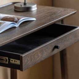Kalia Console Table, Oak Effect - thumbnail 2