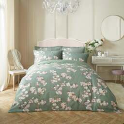 Holly Willoughby Blossoming Trail 100% Cotton Duvet Cover and Pillowcase Set - thumbnail 1