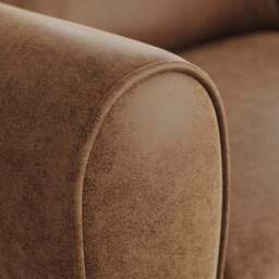 Blake Arizona Faux Leather Snuggle Chair - thumbnail 5