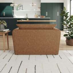 Blake Arizona Faux Leather Snuggle Chair - thumbnail 3