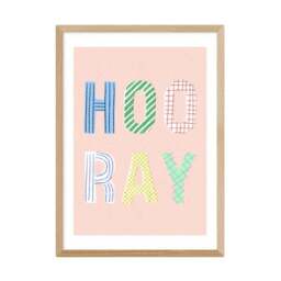 East End Prints Hooray Print - thumbnail 2