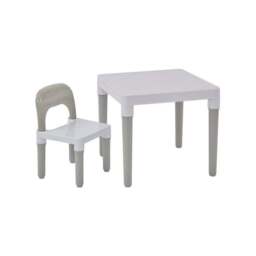 Liberty House Kids Plastic Table And One Chair Set - thumbnail 4