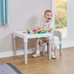 Liberty House Kids Plastic Table And One Chair Set - thumbnail 1