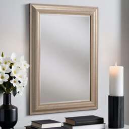 Yearn Textured Rectangle Wall Mirror - thumbnail 1