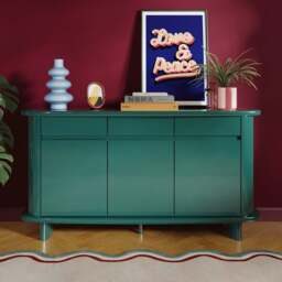 Elements Ellis Gloss Wide Sideboard