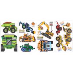 Speed Limit Construction Vehicles Wall Stickers - thumbnail 3