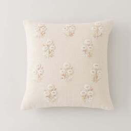 French Knot Floral Cushion Cover - thumbnail 3
