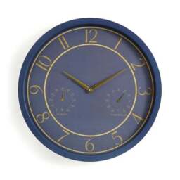 Barometer Indoor Outdoor Round Wall Clock - thumbnail 3