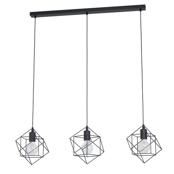 EGLO Straiton Modern 3 Light Diner Ceiling Light - image 1