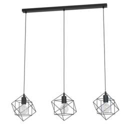 EGLO Straiton Modern 3 Light Diner Ceiling Light - thumbnail 1