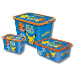 Pokemon Set of 3 Storage Boxes - thumbnail 1