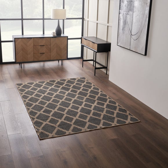 Pacific Lifestyle Diamond Design Rectangle Indoor Outdoor Rug - image 1