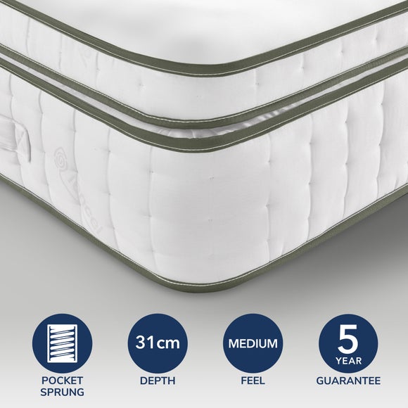 Silentnight Plant Naturals 1800 Pocket Mattress - image 1