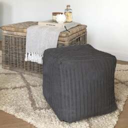 rucomfy Jumbo Cord Cube Beanbag - thumbnail 1
