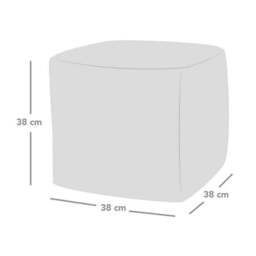 rucomfy Jumbo Cord Cube Beanbag - thumbnail 3