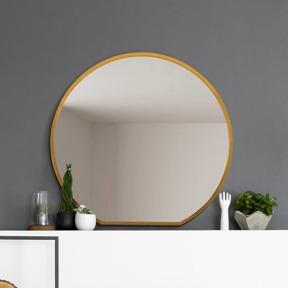 Circulus Round Indoor Outdoor Overmantel Wall Mirror - image 1