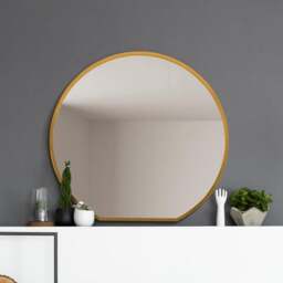 Circulus Round Indoor Outdoor Overmantel Wall Mirror