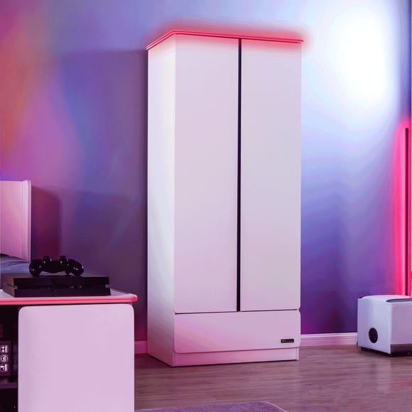 X Rocker Carbon Tek Wardrobe with Neo Fibre LED - image 1