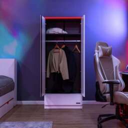 X Rocker Carbon Tek Wardrobe with Neo Fibre LED - thumbnail 4