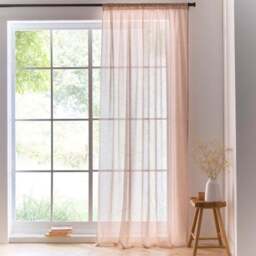 Marley Linen Slot Top Voile Panel - thumbnail 2