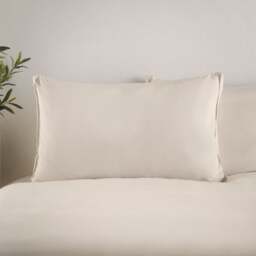 Pure Cotton Easy Zip Standard Pillowcase Pair - thumbnail 1
