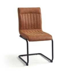 Felix Set of 2 Dining Chairs, Faux Leather - thumbnail 5