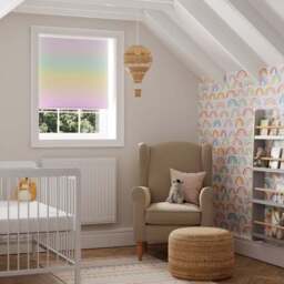 Rainbow Ombre Twist Safe Blackout Roller Blind - thumbnail 6